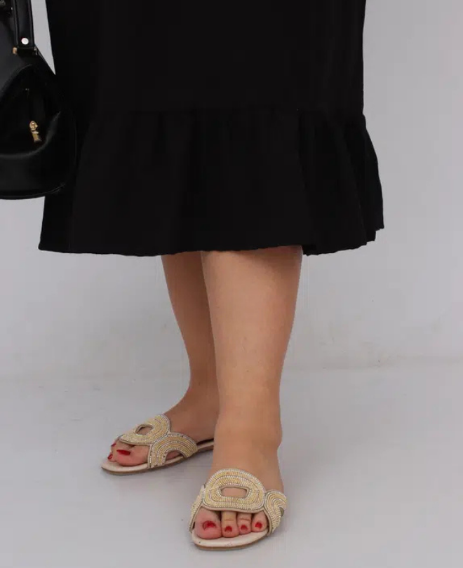 Robe Popeline Brodée